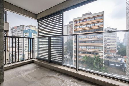 Studio - Varanda de kitnet/studio para alugar com 1 quarto, 35m² em Jardim Paulista, São Paulo
