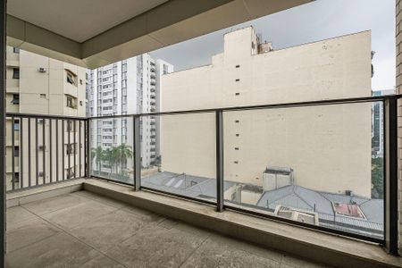 Studio - Varanda de kitnet/studio para alugar com 1 quarto, 37m² em Jardim Paulista, São Paulo