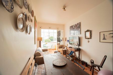 Sala de apartamento à venda com 1 quarto, 73m² em Mirandópolis, São Paulo