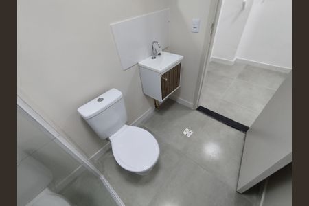 Banheiro - torneira de kitnet/studio para alugar com 1 quarto, 33m² em Cursino, São Paulo