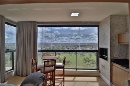 Varanda gourmet de apartamento para alugar com 3 quartos, 115m² em Jardim Karaíba, Uberlândia