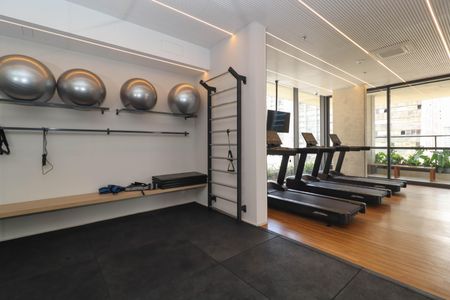 Studio para alugar com 35m², 1 quarto e 1 vaga Studio para alugar com 35m², 1 quarto e 1 vagaAcademia