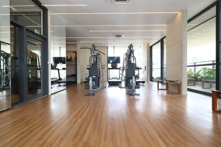 Studio para alugar com 35m², 1 quarto e 1 vaga Studio para alugar com 35m², 1 quarto e 1 vagaAcademia