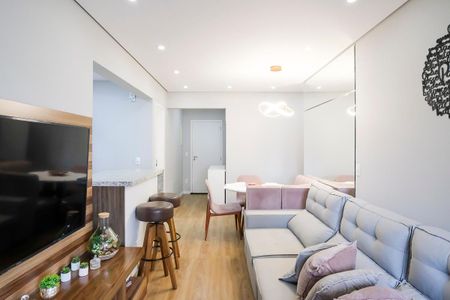 Sala de apartamento à venda com 2 quartos, 70m² em Barcelona, São Caetano do Sul