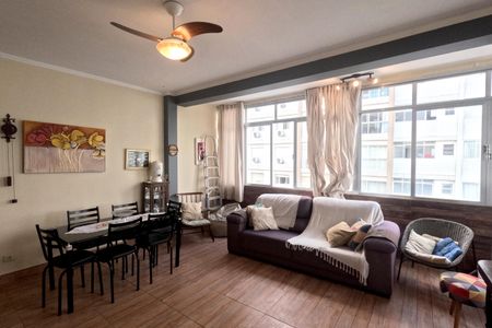 Sala de apartamento para alugar com 1 quarto, 80m² em Aparecida, Santos