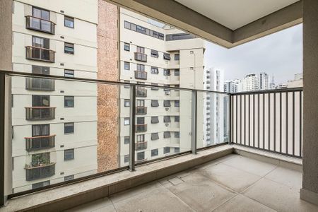 Studio - Varanda de kitnet/studio para alugar com 1 quarto, 37m² em Jardim Paulista, São Paulo