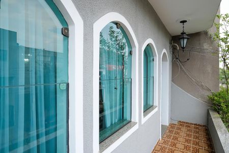 Varanda da sala de casa à venda com 2 quartos, 254m² em Barcelona, São Caetano do Sul