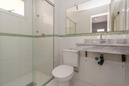 Banheiro da Suíte  de apartamento para alugar com 3 quartos, 72m² em Jardim Santa Izabel, Hortolândia