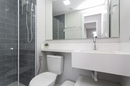 Apartamento à venda com 54m², 2 quartos e 1 vaga Apartamento à venda com 54m², 2 quartos e 1 vagaBanheiro Social