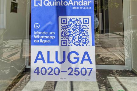 Placa de apartamento para alugar com 2 quartos, 40m² em Cidade Jardim, São Paulo