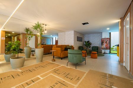 Studio à venda com 25m², 1 quarto e sem vaga Studio à venda com 25m², 1 quarto e sem vagaHall de entrada