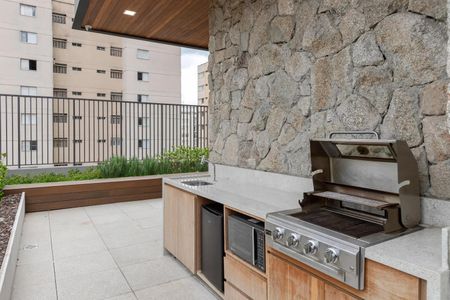 Studio à venda com 23m², 1 quarto e sem vaga Studio à venda com 23m², 1 quarto e sem vagaÁrea comum - Churrasqueira