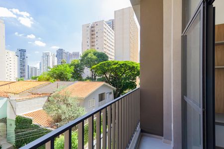 Varanda de kitnet/studio à venda com 1 quarto, 23m² em Santo Amaro, São Paulo