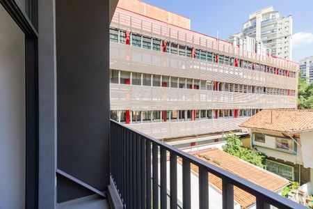 Varanda de kitnet/studio à venda com 1 quarto, 23m² em Santo Amaro, São Paulo