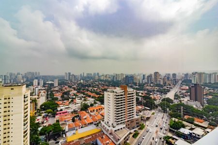 Vista Varanda integrada com Área de Serviço de apartamento para alugar com 1 quarto, 33m² em Brooklin, São Paulo