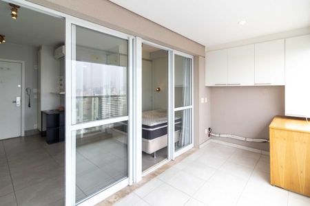 Apartamento para alugar com 33m², 1 quarto e 1 vagaVaranda integrada com Área de Serviço