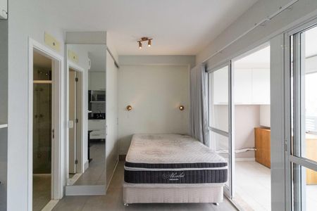 Quarto de apartamento para alugar com 1 quarto, 33m² em Brooklin, São Paulo