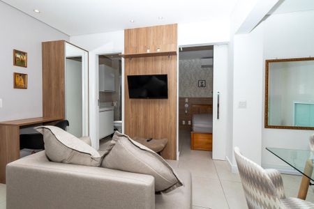 Sala de apartamento para alugar com 1 quarto, 35m² em Água Branca, São Paulo