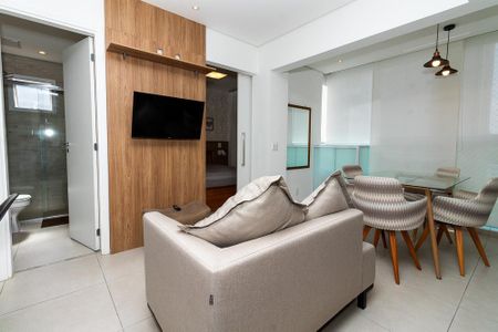Sala de apartamento para alugar com 1 quarto, 35m² em Água Branca, São Paulo