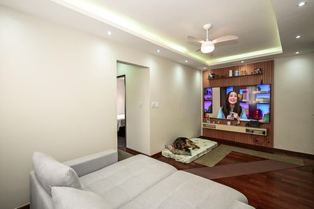 Sala de apartamento à venda com 2 quartos, 72m² em Chácara Agrindus, Taboão da Serra