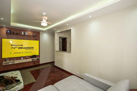 Sala de apartamento à venda com 2 quartos, 72m² em Chácara Agrindus, Taboão da Serra