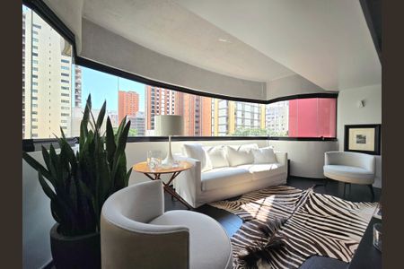 Varanda de apartamento à venda com 2 quartos, 202m² em Indianópolis, São Paulo