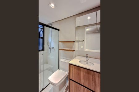 Casa de condomínio à venda com 152m², 2 quartos e 1 vagaBanheiro da Suíte de Hóspedes 