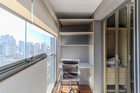 Studio para alugar com 24m², 1 quarto e sem vaga Studio para alugar com 24m², 1 quarto e sem vagaVaranda