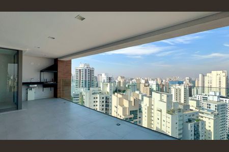 Varanda de apartamento à venda com 3 quartos, 156m² em Paraíso, São Paulo