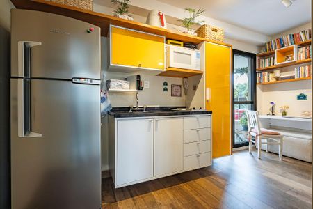 Studio à venda com 32m², 1 quarto e 1 vaga