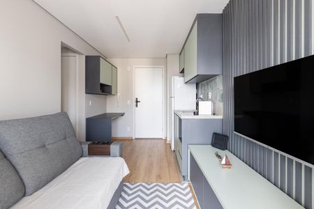 Sala de apartamento para alugar com 1 quarto, 31m² em Indianópolis, São Paulo