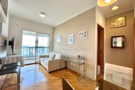 Sala de apartamento à venda com 1 quarto, 42m² em Vila Guarani (zona Sul), São Paulo
