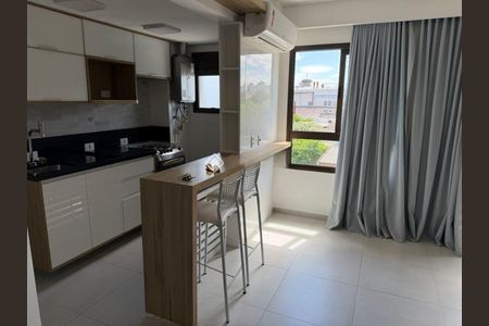 Sala de apartamento para alugar com 1 quarto, 42m² em Jardim Botânico, Porto Alegre