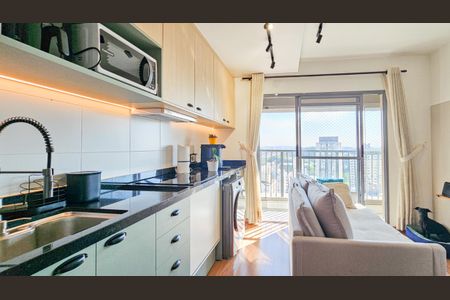 Apartamento à venda com 38m², 1 quarto e 1 vagaCozinha e área de serviço