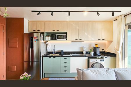 Apartamento à venda com 38m², 1 quarto e 1 vagaCozinha e área de serviço