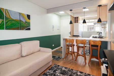 Sala de apartamento à venda com 1 quarto, 30m² em Bela Vista, São Paulo