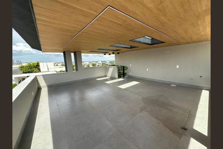 Sala de casa de condomínio para alugar com 5 quartos, 253m² em Nova Uberlândia, Uberlândia