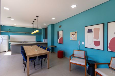 Apartamento à venda com 56m², 2 quartos e 1 vaga Apartamento à venda com 56m², 2 quartos e 1 vagaÁrea comum - Espaço gourmet