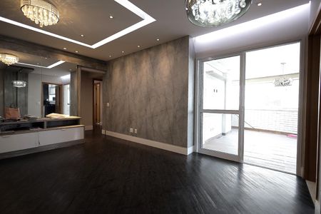 Sala de apartamento para alugar com 3 quartos, 126m² em Vila Scarpelli, Santo André