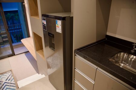Studio à venda com 21m², 1 quarto e sem vagaCozinha