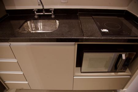 Studio à venda com 21m², 1 quarto e sem vagaCozinha