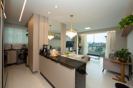 SALA de apartamento à venda com 2 quartos, 62m² em Buritis, Belo Horizonte