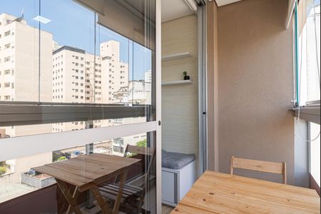 Studio à venda com 22m², 1 quarto e 1 vagaVaranda do Quarto