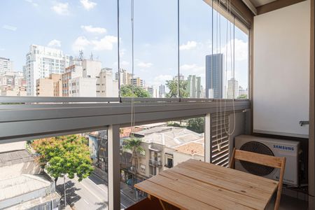 Studio à venda com 22m², 1 quarto e 1 vagaVaranda do Quarto