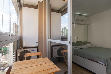 Studio à venda com 22m², 1 quarto e 1 vagaVaranda do Quarto