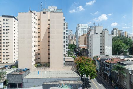 Studio à venda com 22m², 1 quarto e 1 vagaVista da Varanda do Quarto