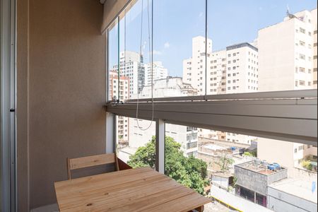 Studio à venda com 22m², 1 quarto e 1 vagaVaranda do Quarto