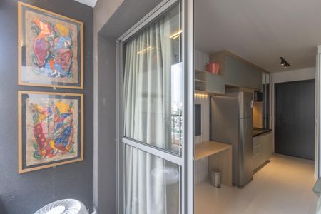 Studio para alugar com 26m², 1 quarto e sem vagaVaranda