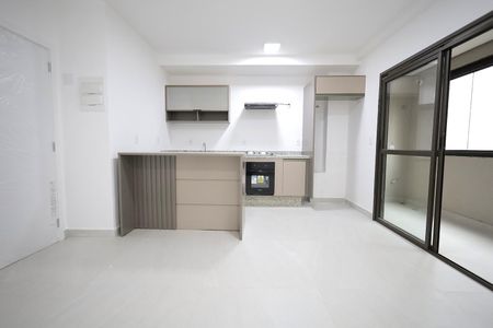 Sala e Cozinha de apartamento para alugar com 1 quarto, 56m² em Parque das Nações, Santo André