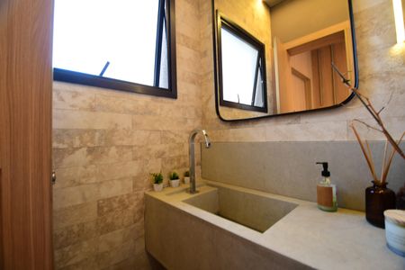 Casa de condomínio à venda com 145m², 3 quartos e 2 vagasLavabo